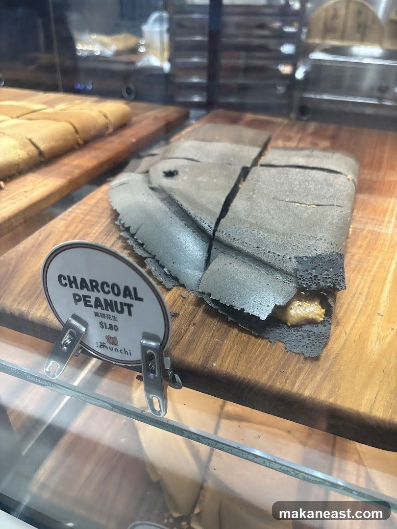 Charcoal Peanut Pancake