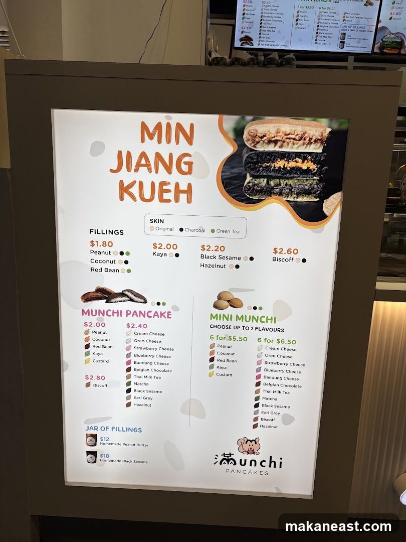 Min Jiang Kueh Menu