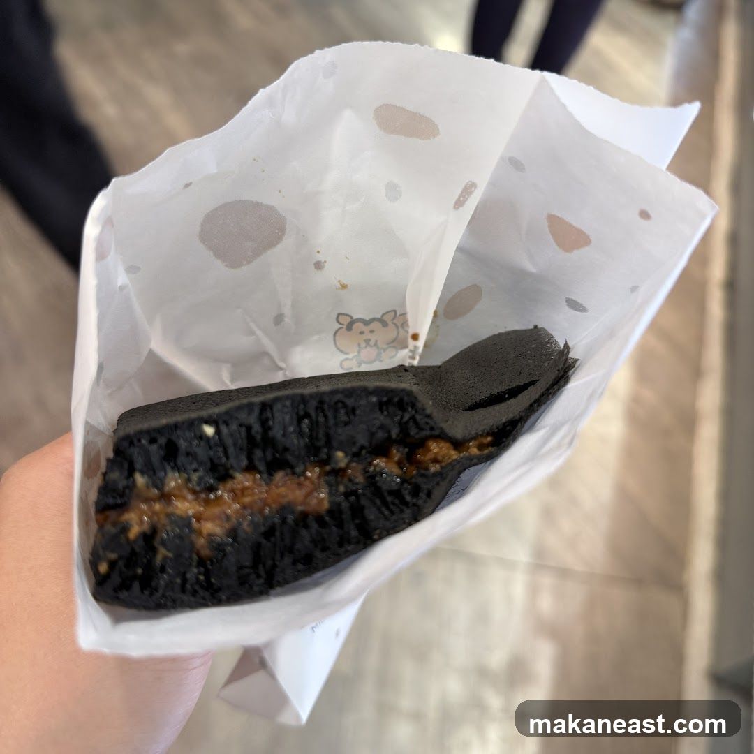 Black Pancake with Filling