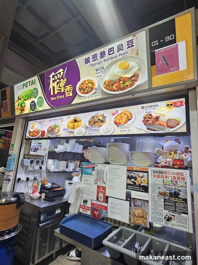 Food Stall Menu and Display