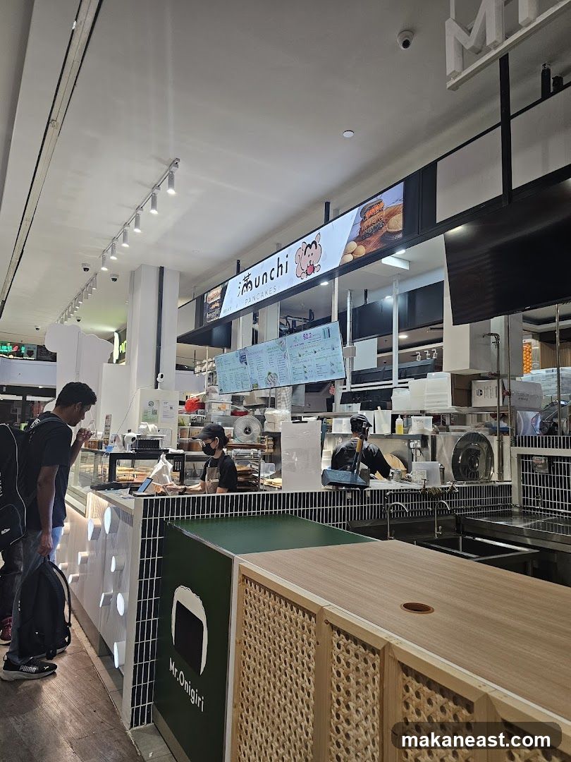 Food stall with signage
