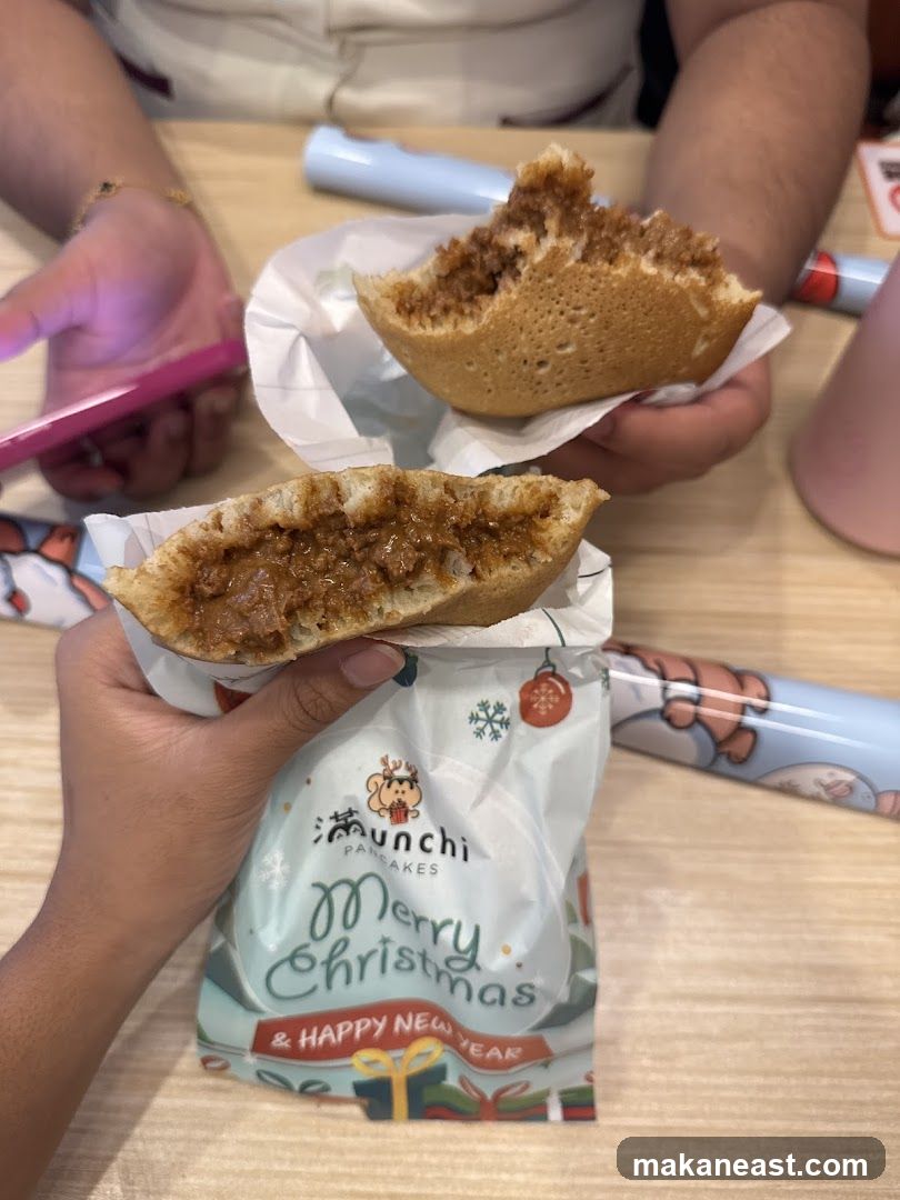 Dorayaki with filling