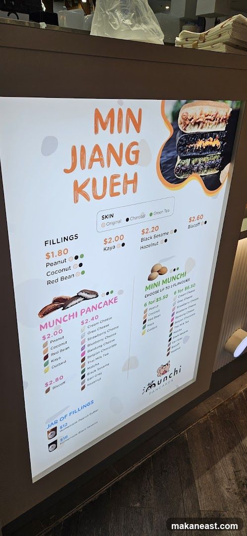 Min Jiang Kueh Menu