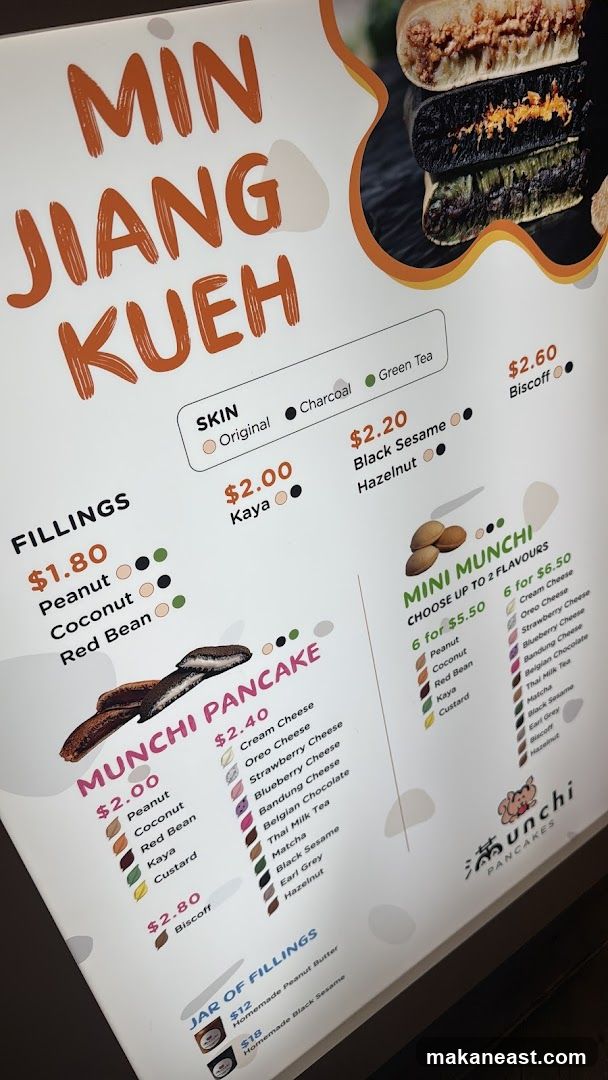 Min Jiang Kueh Menu