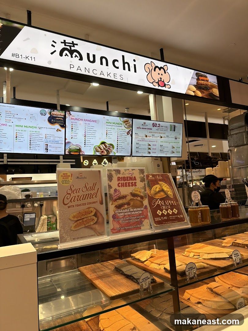 Munchi Pancakes Counter