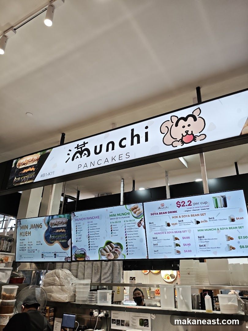 Food stall menu