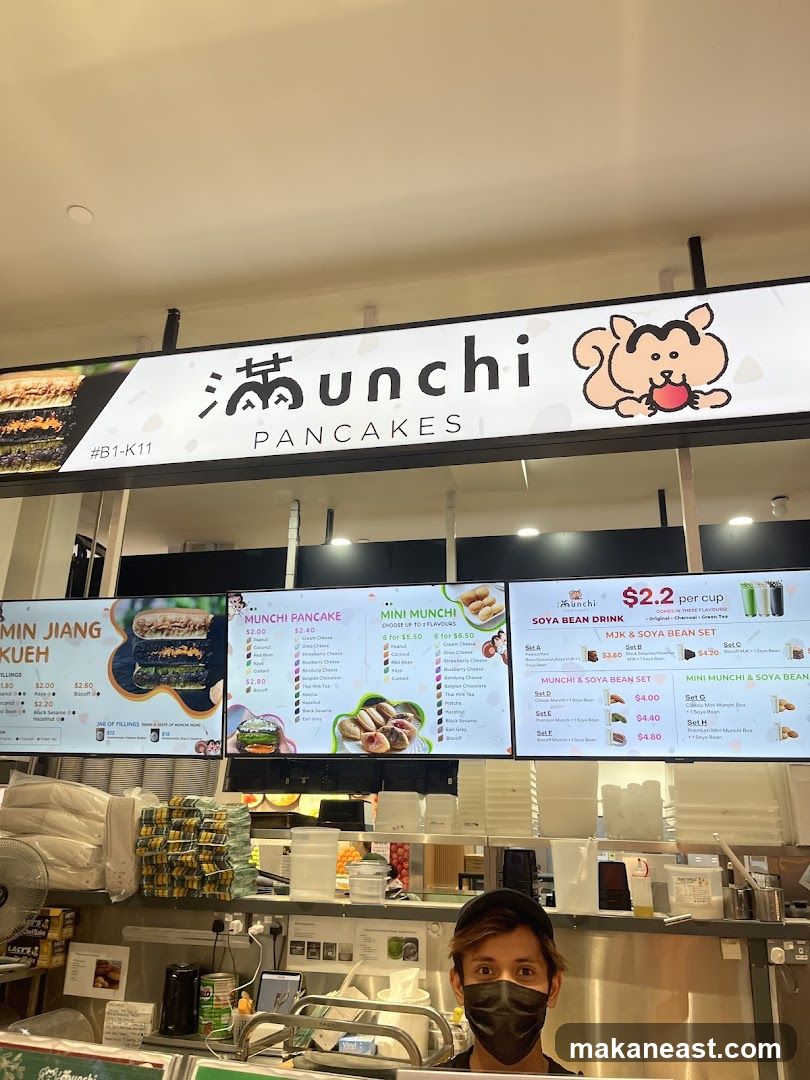 Munchi Pancakes Menu