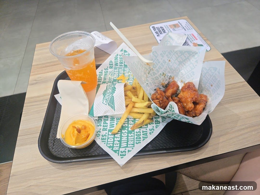 Chicken Wings and Fries