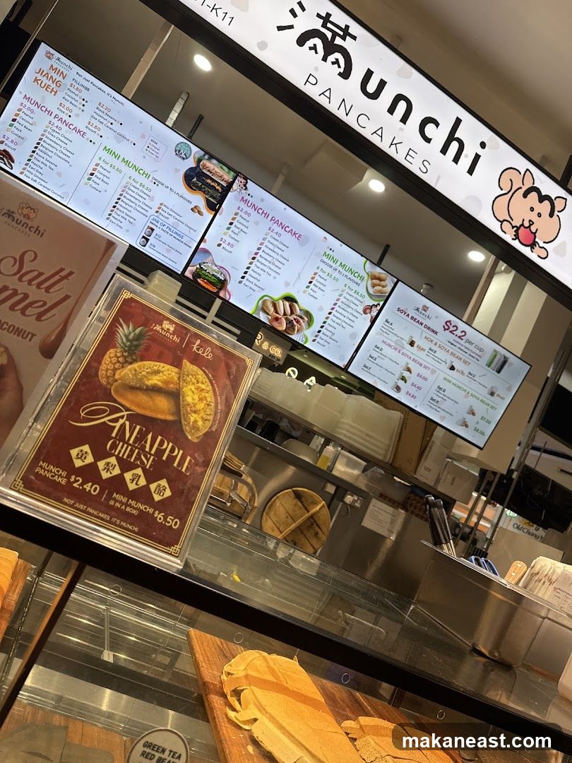 Munchi Pancakes Menu