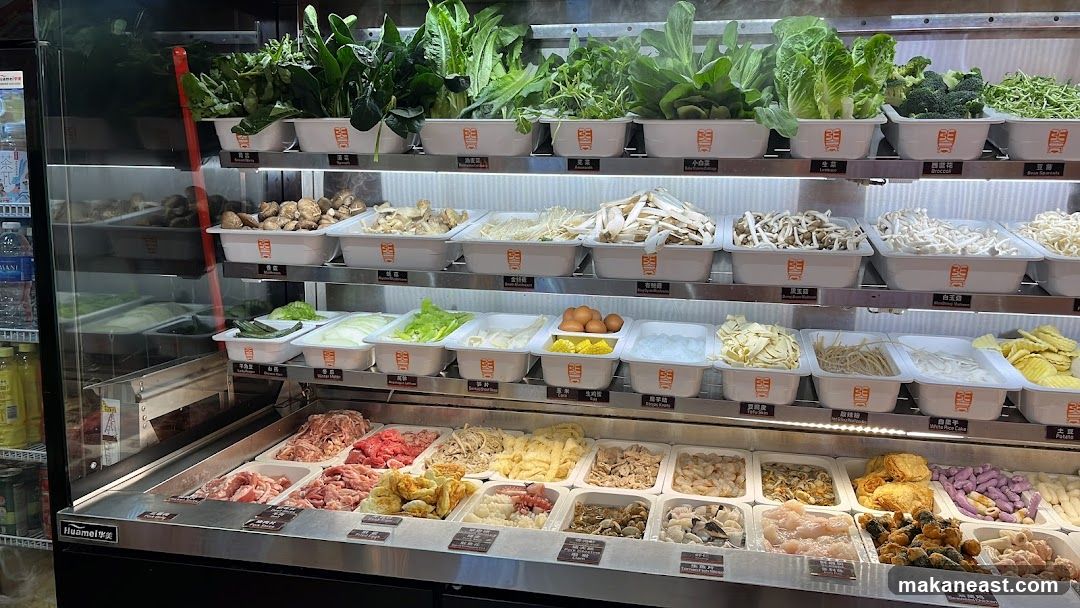 Hot Pot Ingredients Display