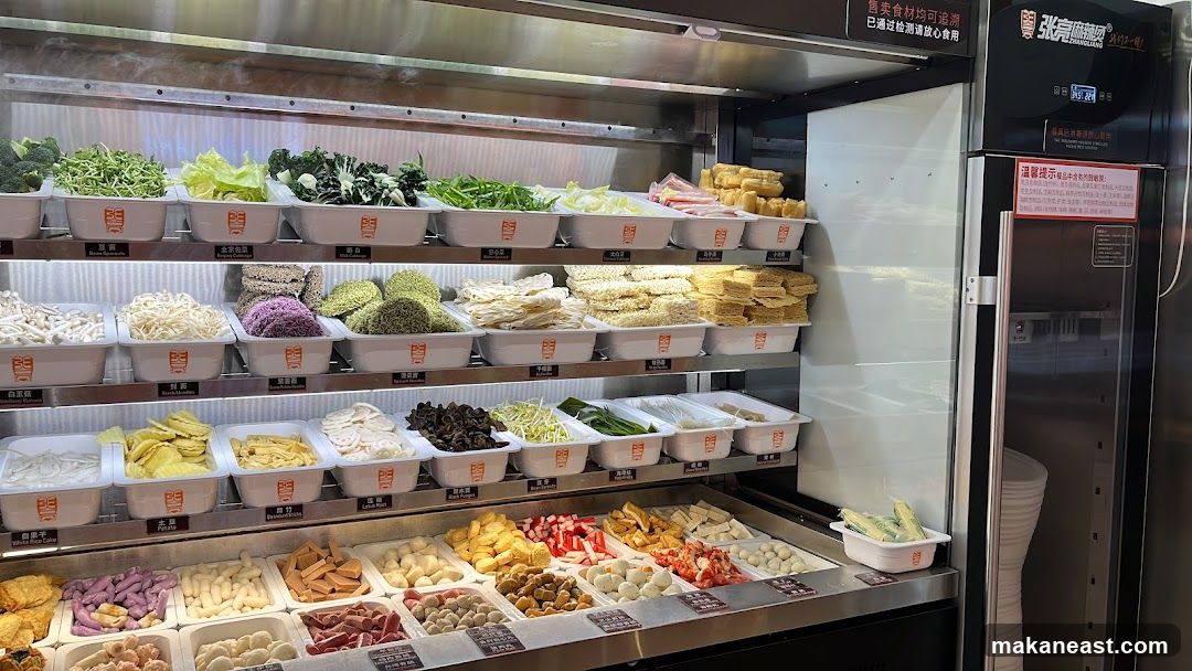 Hot Pot Ingredients Display