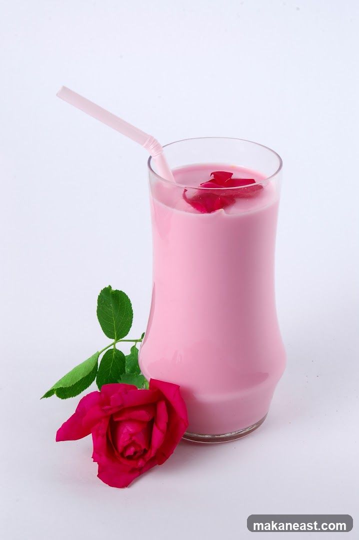 Rose Milkshake