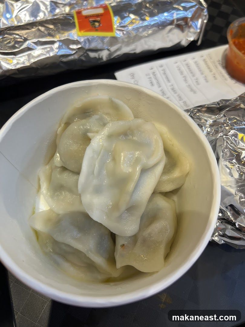 Momos and Menu Items