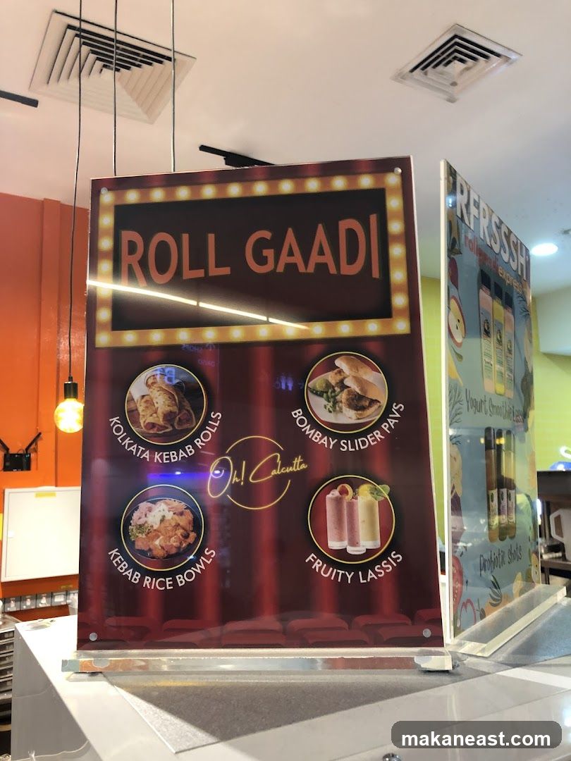 Roll Gaadi Menu