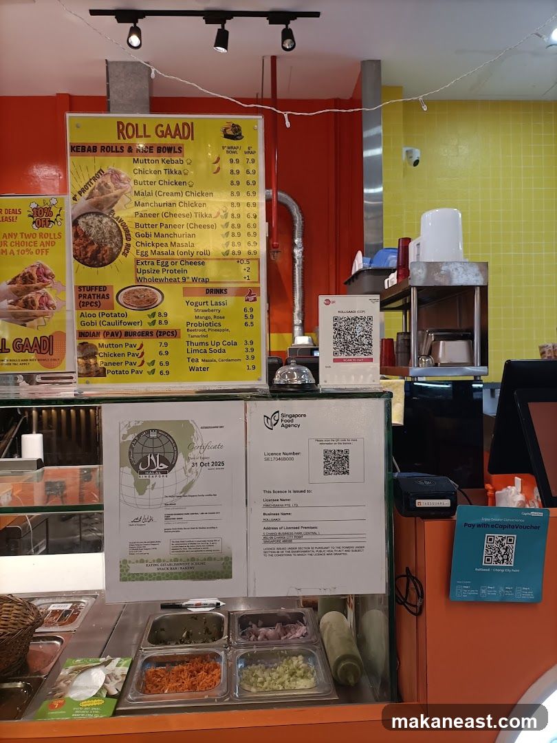 Roll Gaadi Menu