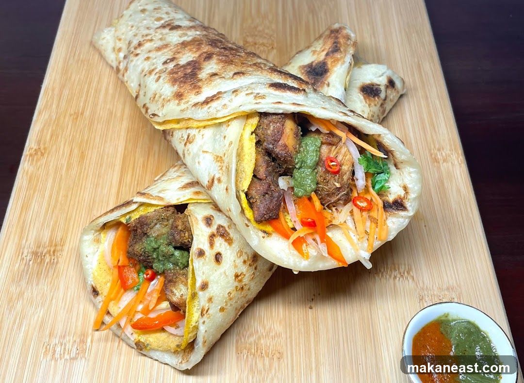 Egg Rolls with Meat and Vegetables