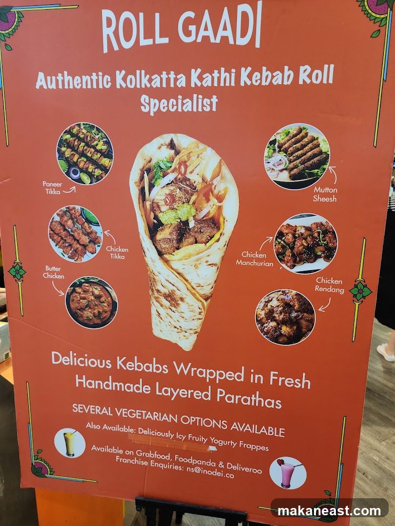 Roll Gaadi Menu