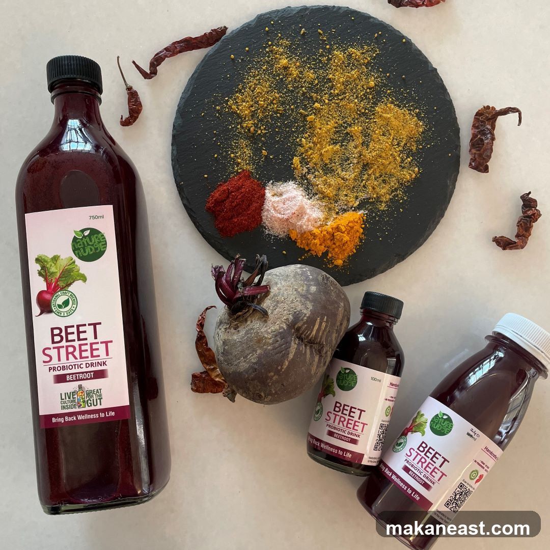 Beetroot Probiotic Drinks