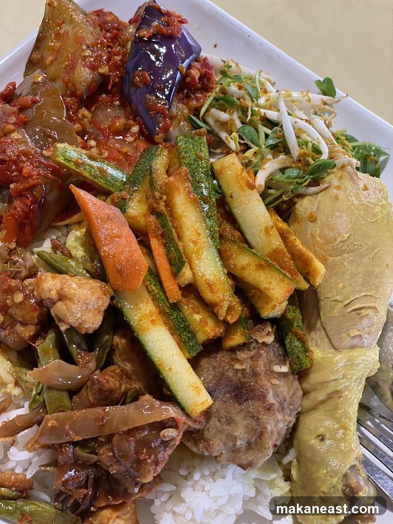 Plate of Mixed Food