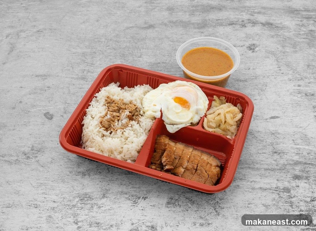 Rice Meal with Pork and Egg