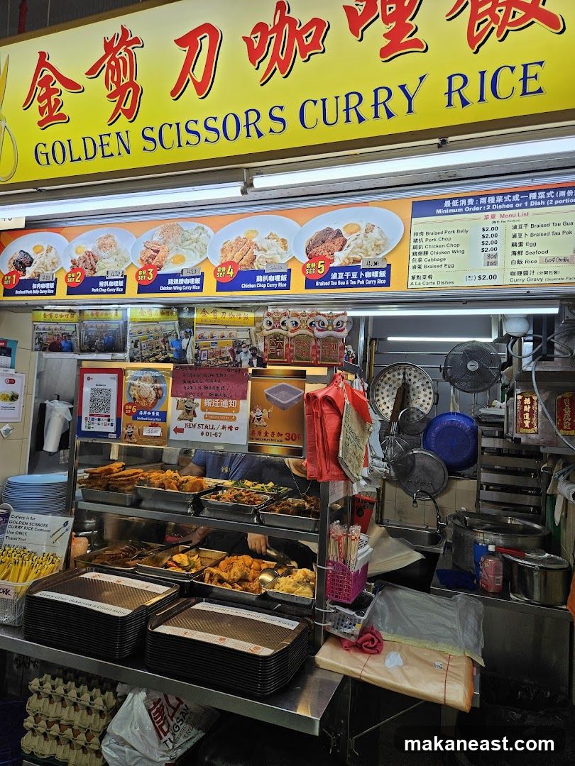 Golden Scissors Curry Rice Stall