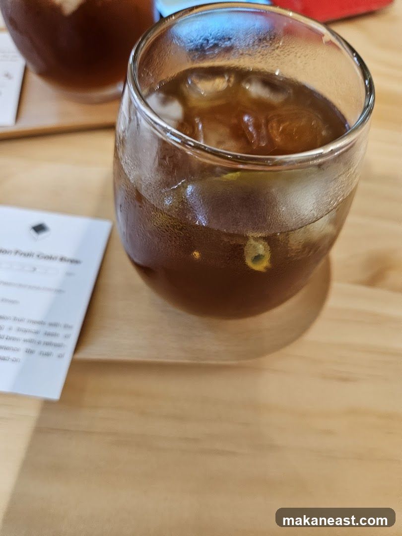 Cold Brew Coffee with Lemon Slice