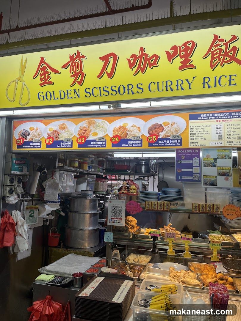 Golden Scissors Curry Rice