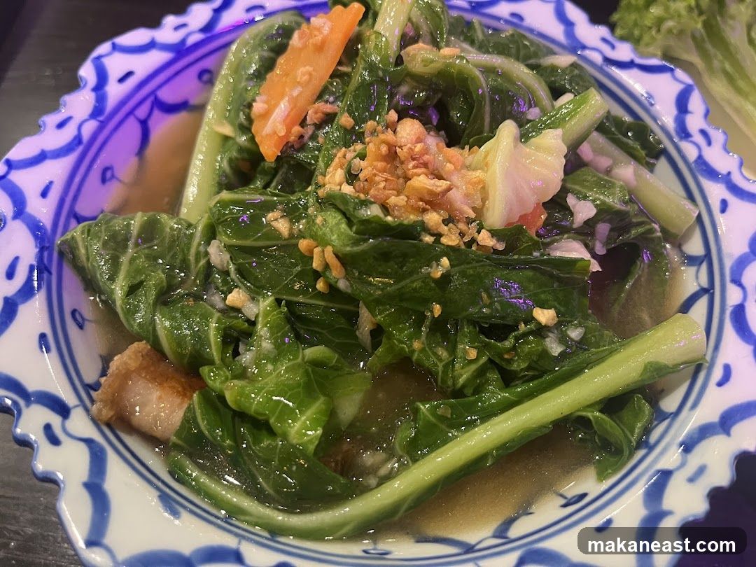 Stir-fried Greens with Pork Belly