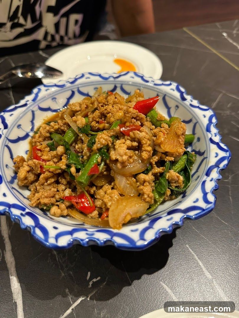 Minced Pork with Basil