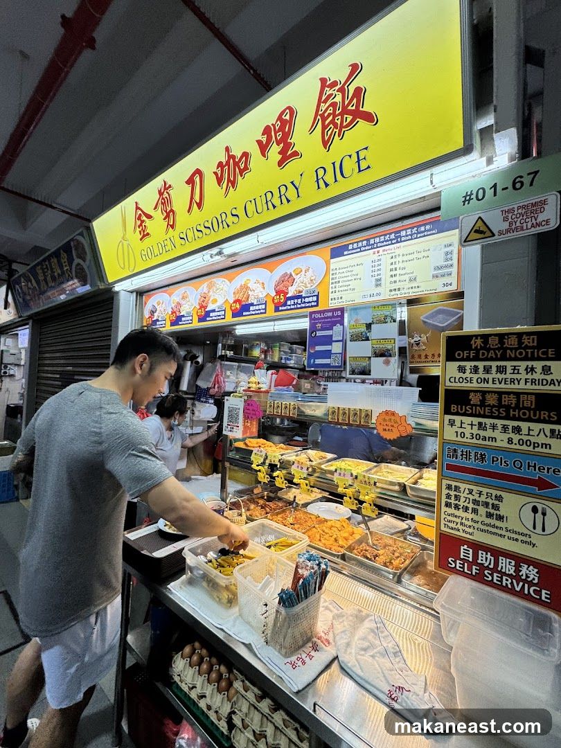 Golden Scissors Curry Rice Stall