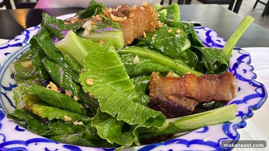 Stir-fried Greens with Pork Belly