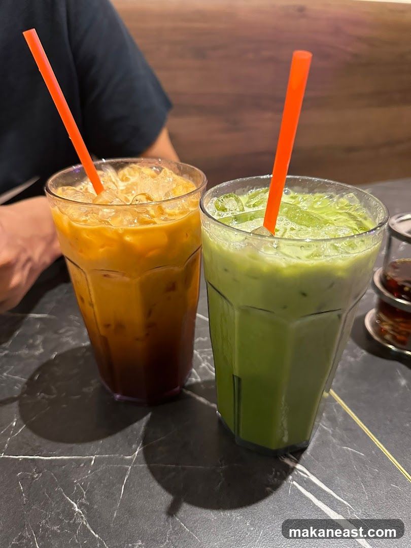 Two Iced Drinks