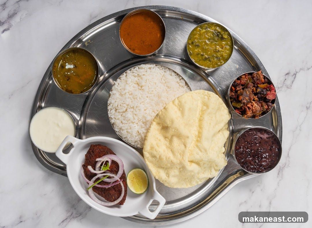 Indian Thali Meal