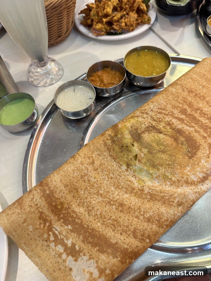 Dosa with Accompaniments