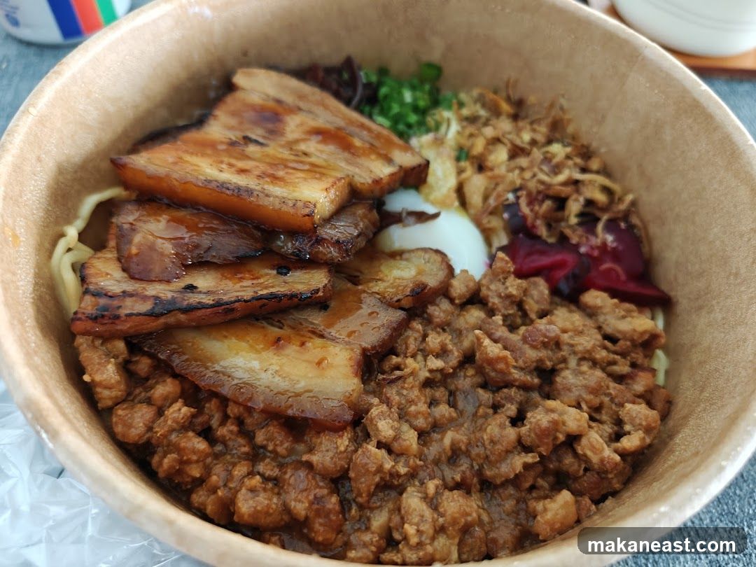 Pork Belly and Minced Pork Noodles