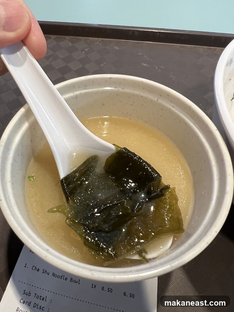 Miso Soup with Seaweed