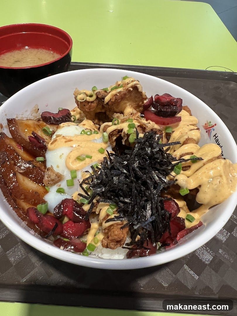 Donburi with Miso Soup