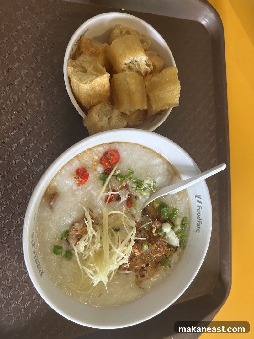 Congee and Fried Dough Sticks