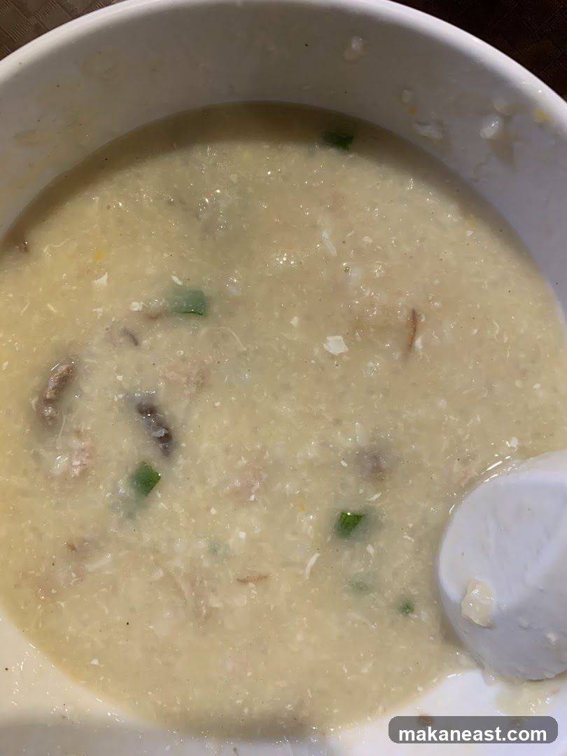 Congee with Meat and Scallions