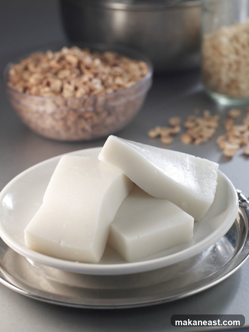 White Rectangular Desserts with Oats