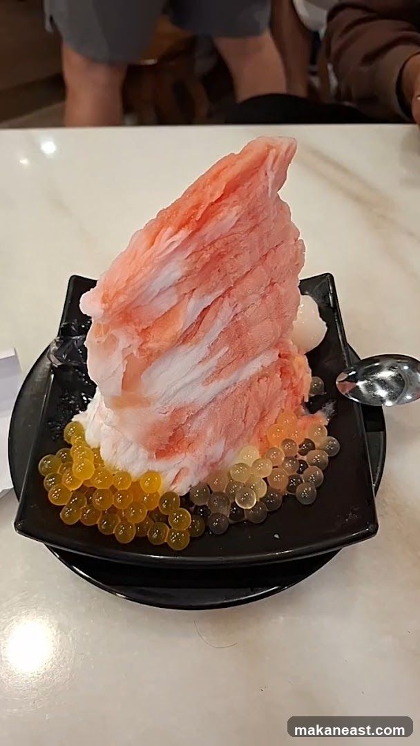 Shaved Ice Dessert