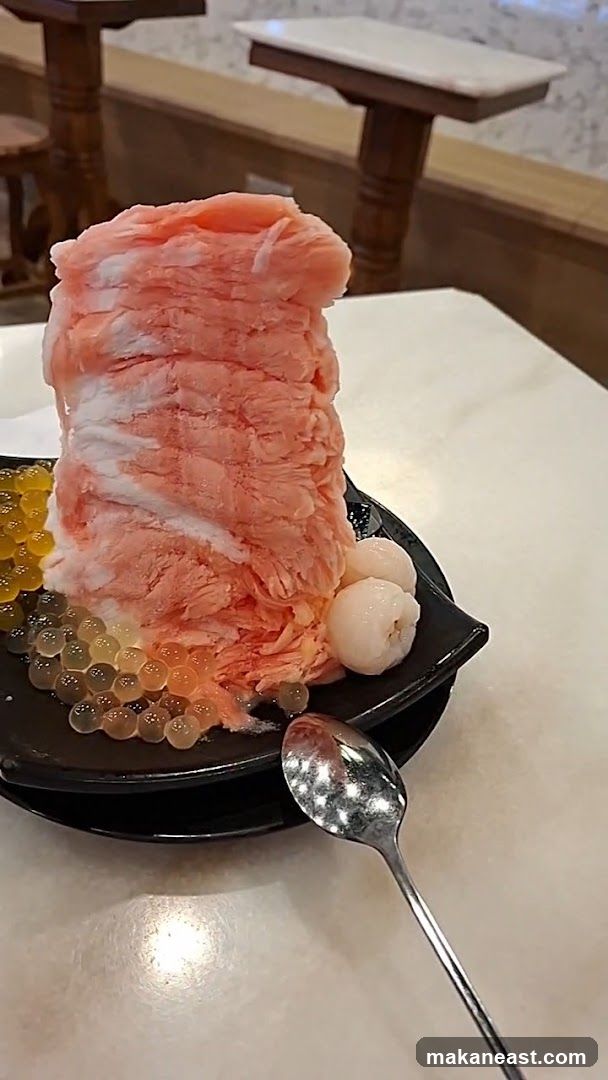 Shaved Ice Dessert