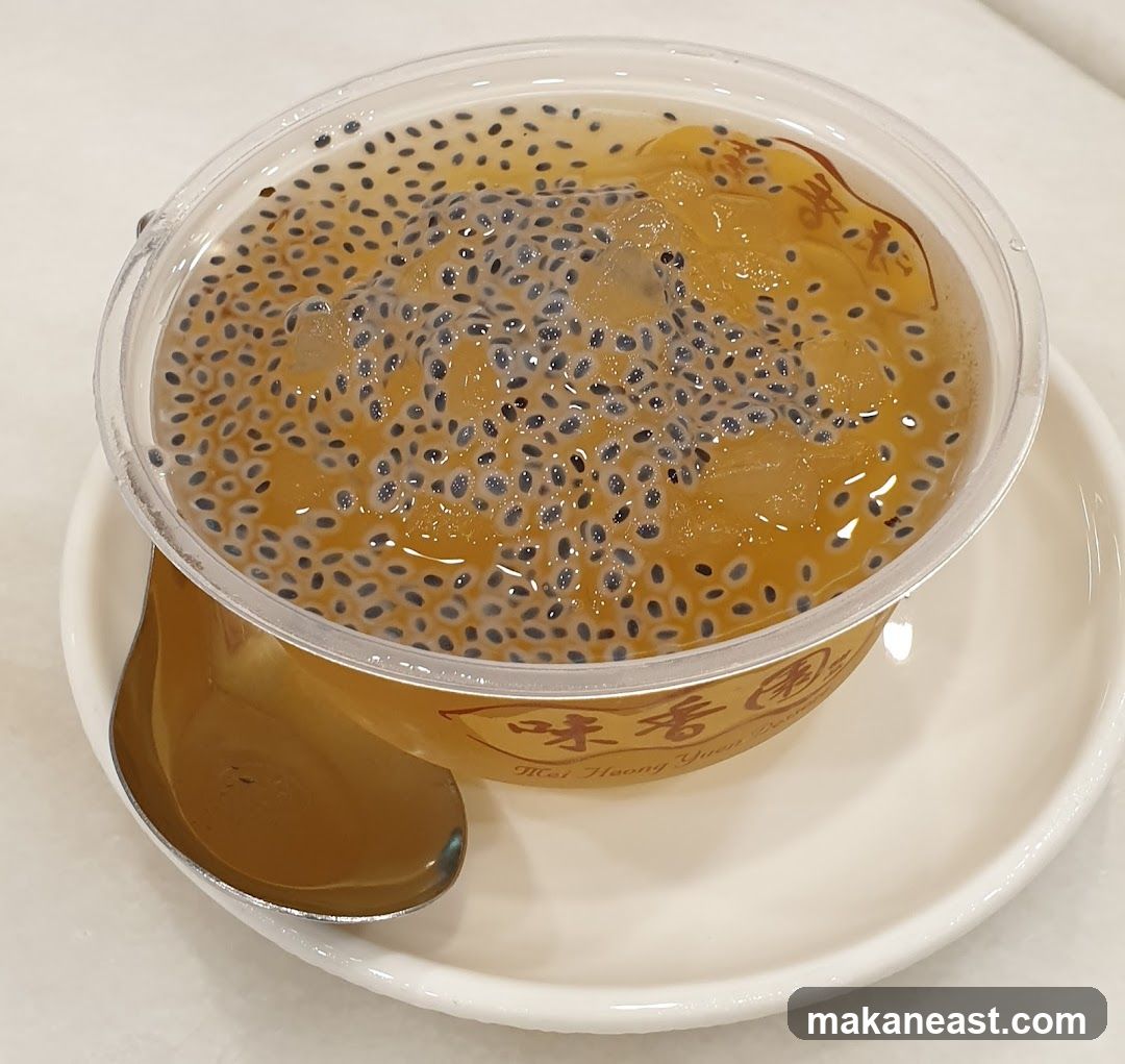 Dessert with Basil Seeds