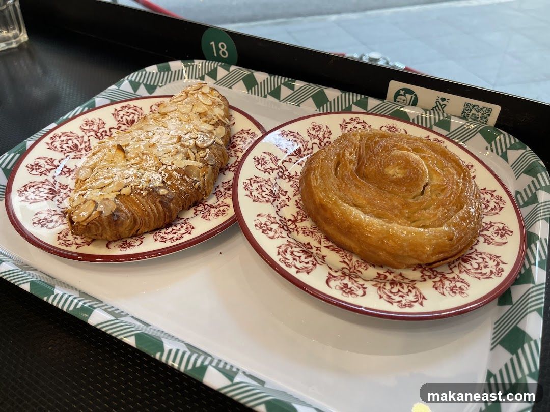 Almond Croissant and Pastry