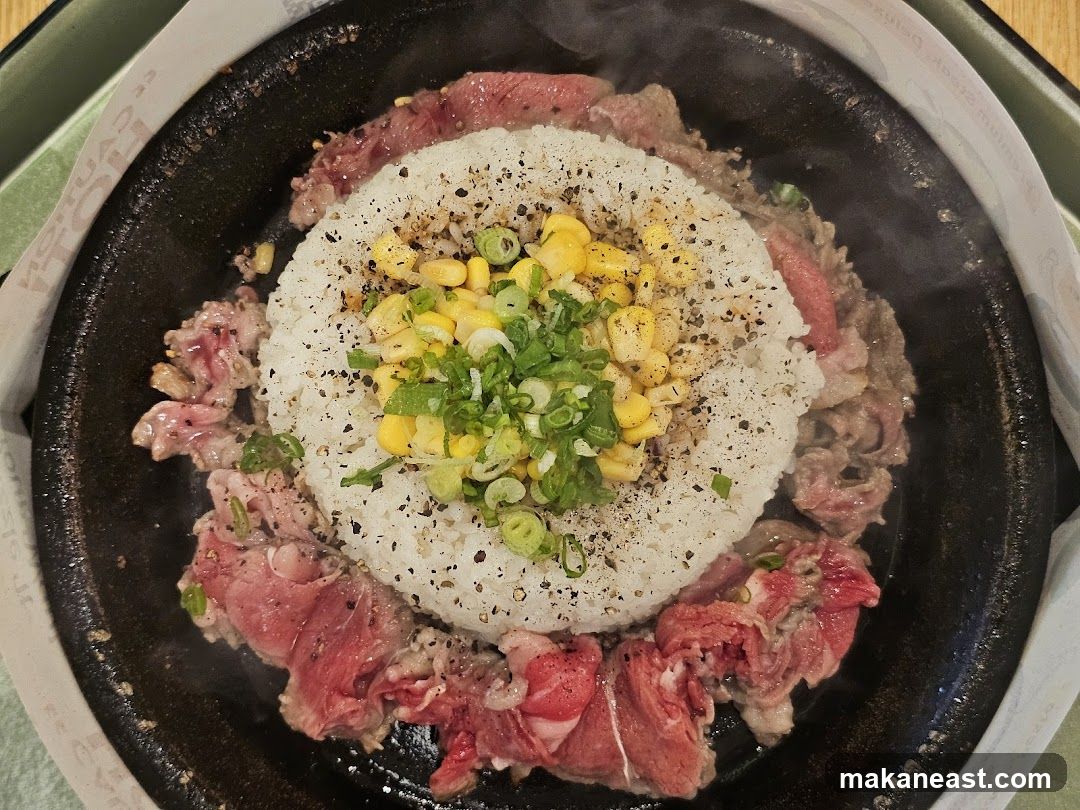 Sizzling Steak and Rice