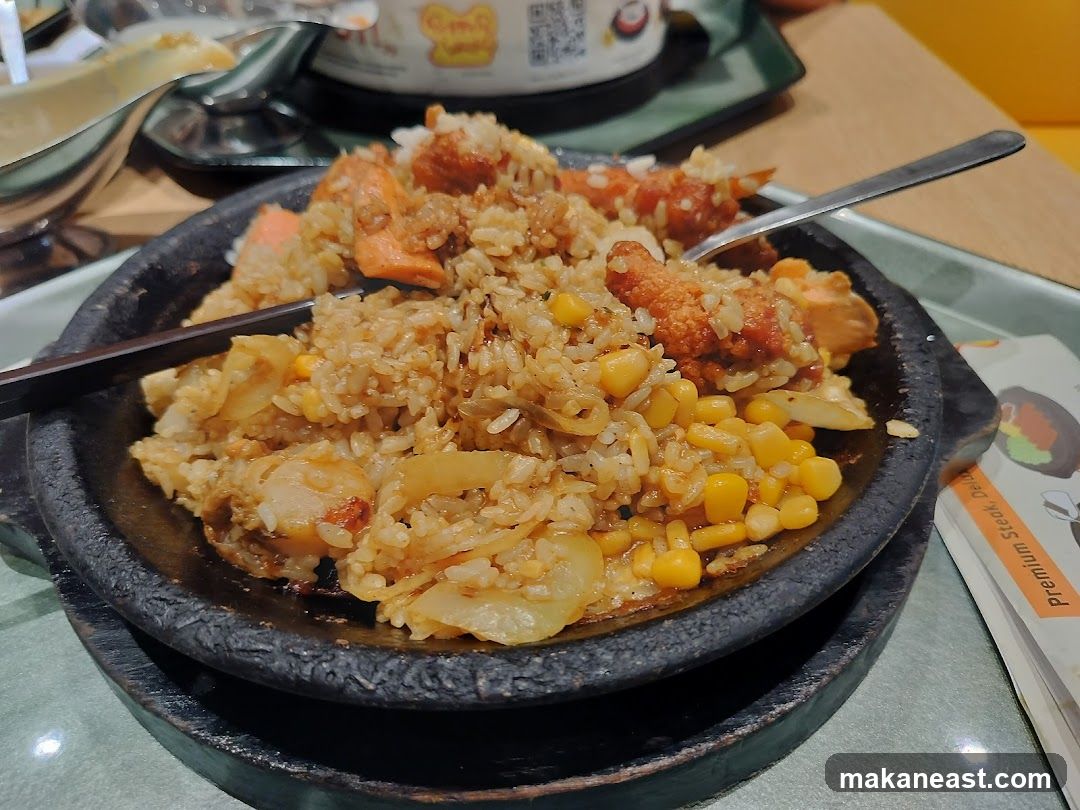 Sizzling Rice Dish