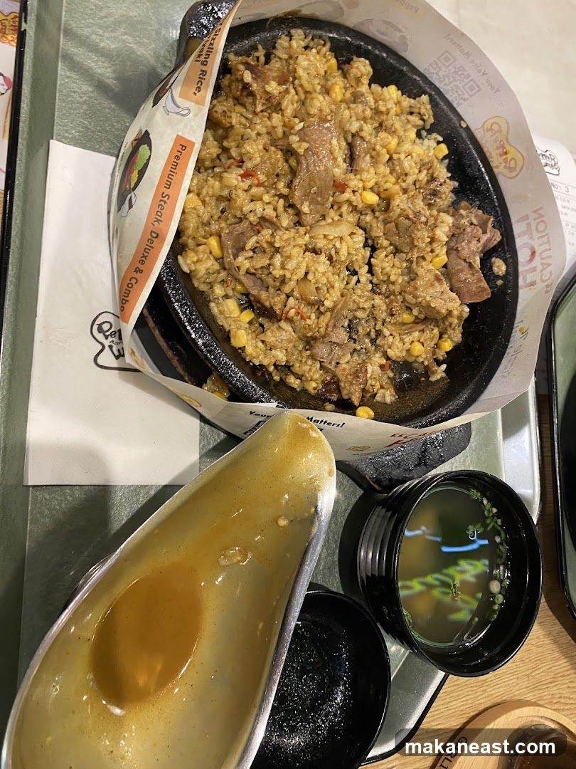 Sizzling Rice Dish