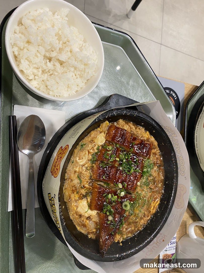 Unagi Donburi with Rice