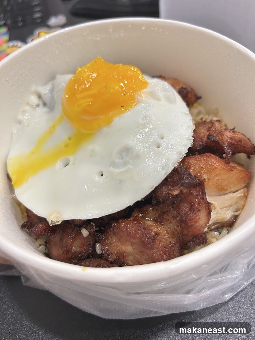 Chicken and Rice Bowl with Fried Egg