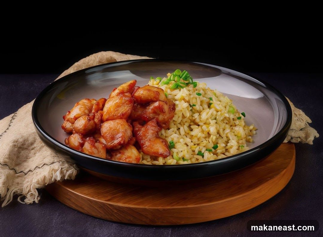 Chicken and Fried Rice